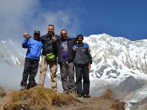 A Heli journey to Annapurna.