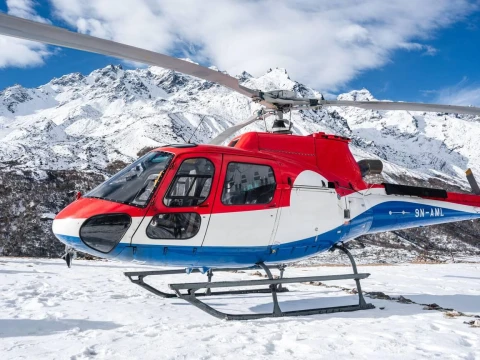 Heli to Langtang and Gosain Kunda.